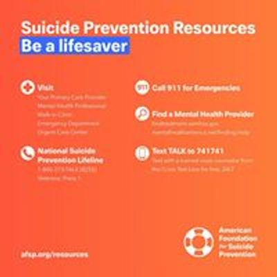 American Foundation for Suicide Prevention - Vermont Chapter