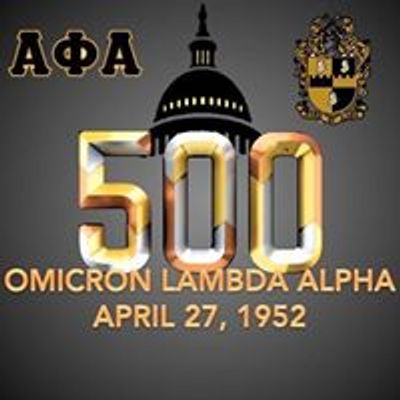 Omicron Lambda Alpha Chapter the 500th House of Alpha Phi Alpha