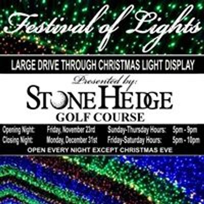 Festival of Lights at Stone Hedge Golf Course