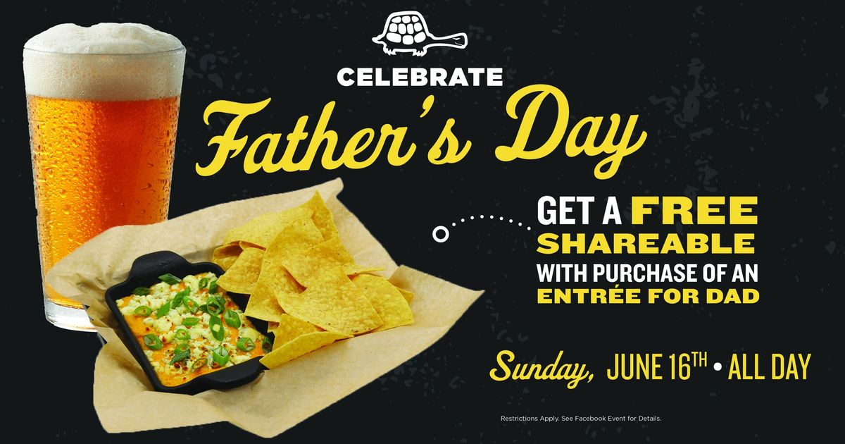 Free Shareable with Purchase of Meal on Father's Day!