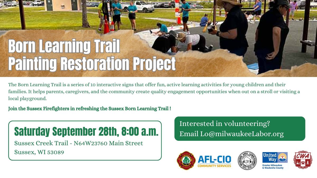 Born Learning Trail Painting Restoration Project