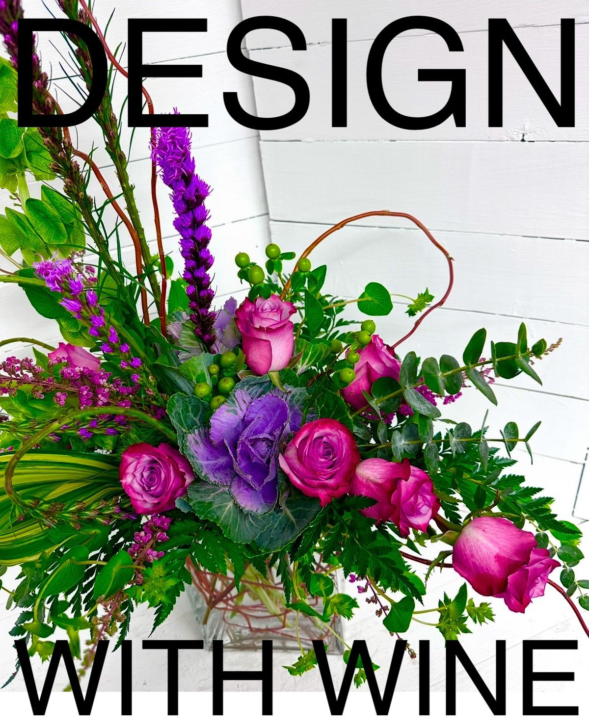 Majestic Radiance Contemporary Arrangement - Design With Wine