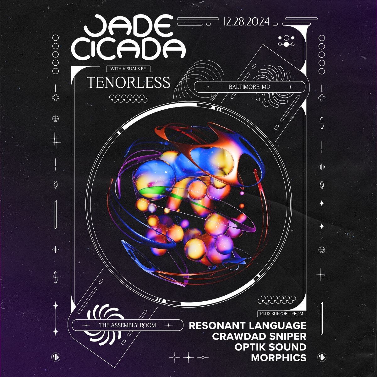 Jade Cicada (w\/ Visuals by Tenorless)