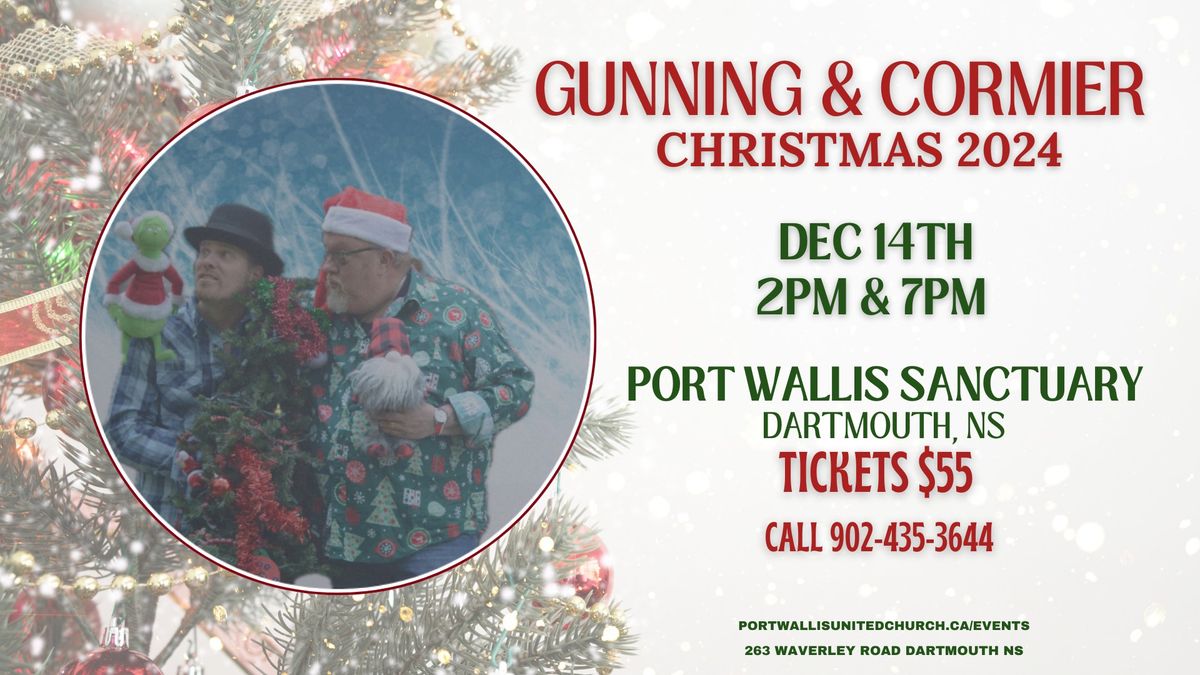 Gunning & Cormier Christmas Concert 2024 - 2 shows