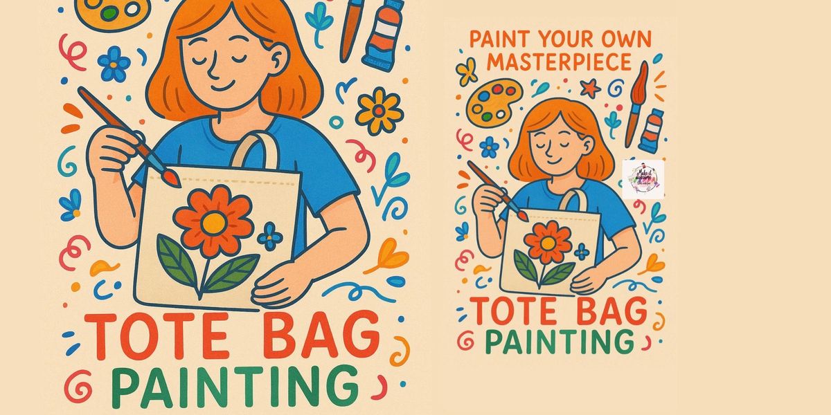 Tote beg painting workshop