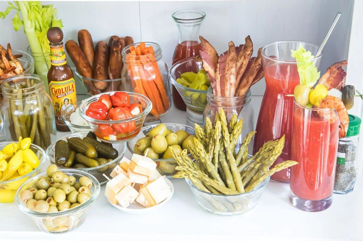 Bloody Mary Bar & Hangover Pie!