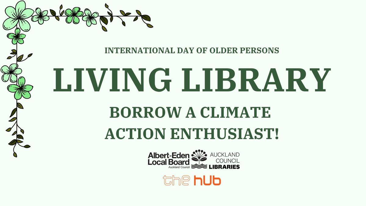 Living Library - Borrow a Climate Action Enthusiast!