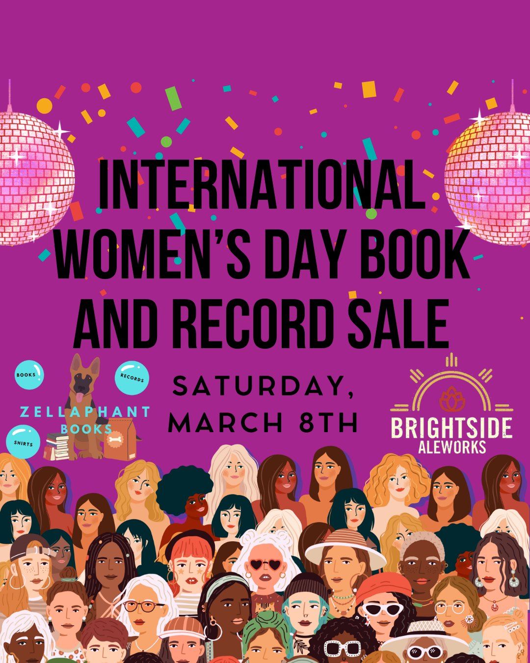 International Women\u2019s Day Book and Record Sale