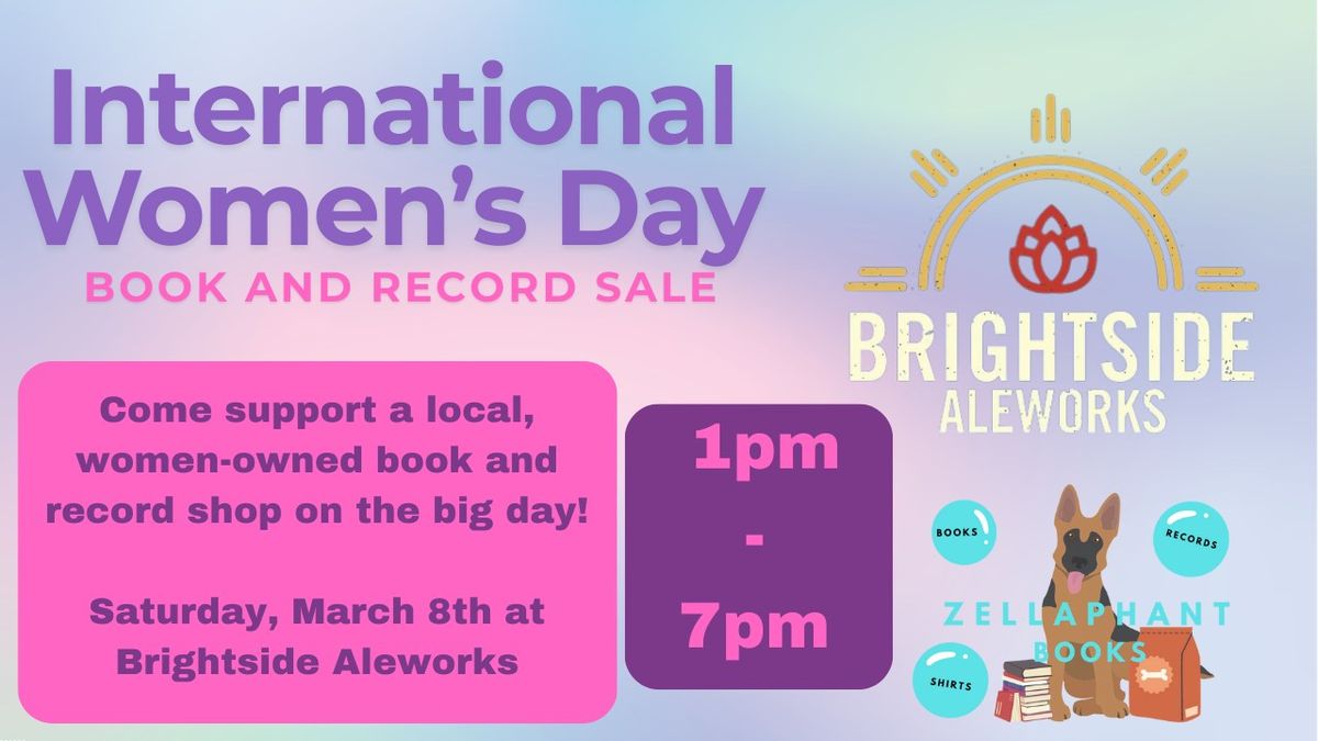 International Women\u2019s Day Book and Record Sale