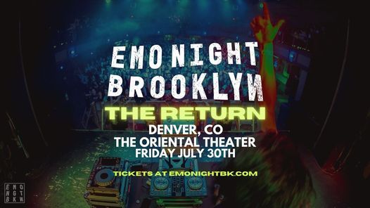 Emo Night Brooklyn: The Return ~ Denver