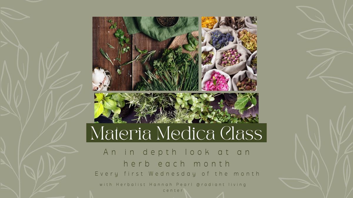 Materia Medica Class