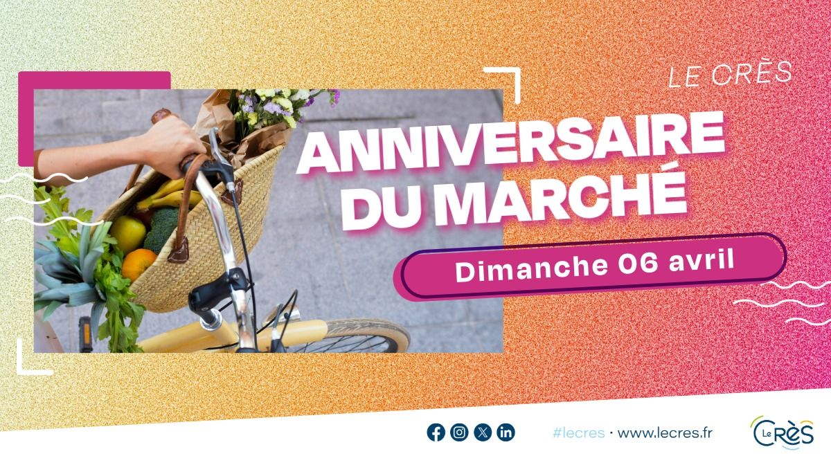 Anniversaire du march\u00e9 dominical