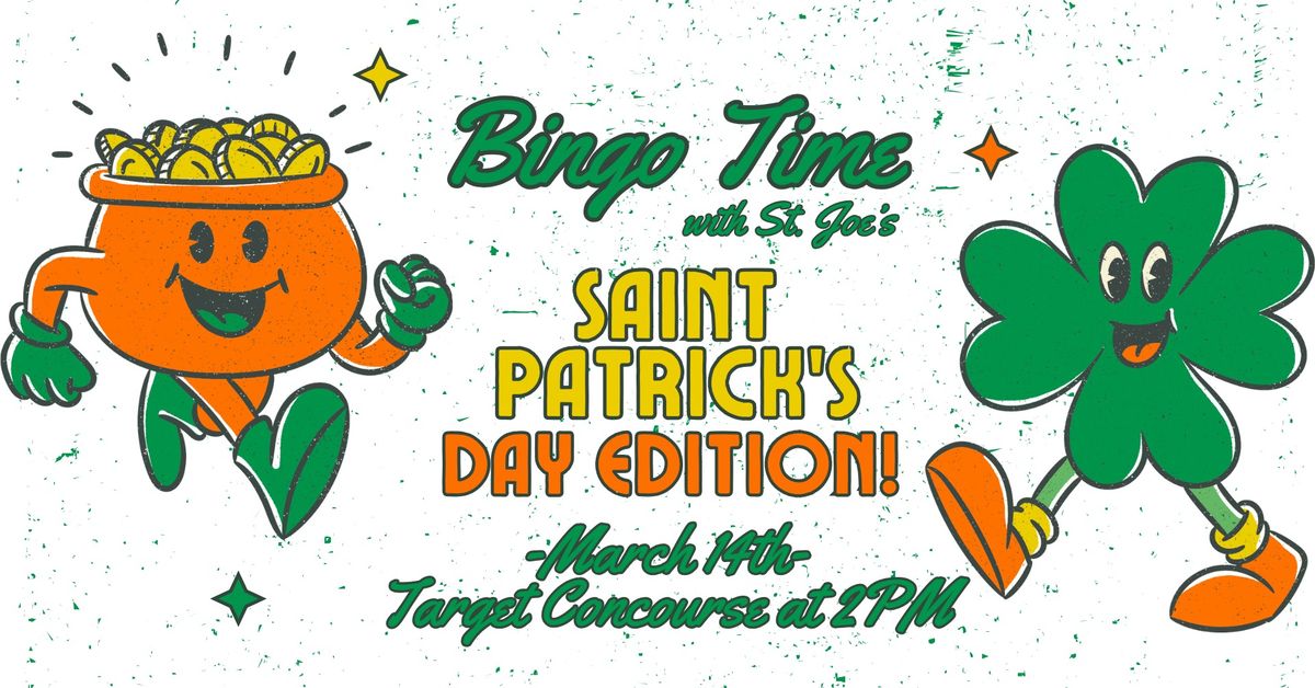 Bingo at the Mall with St. Joes: St. Patrick's Day Edition