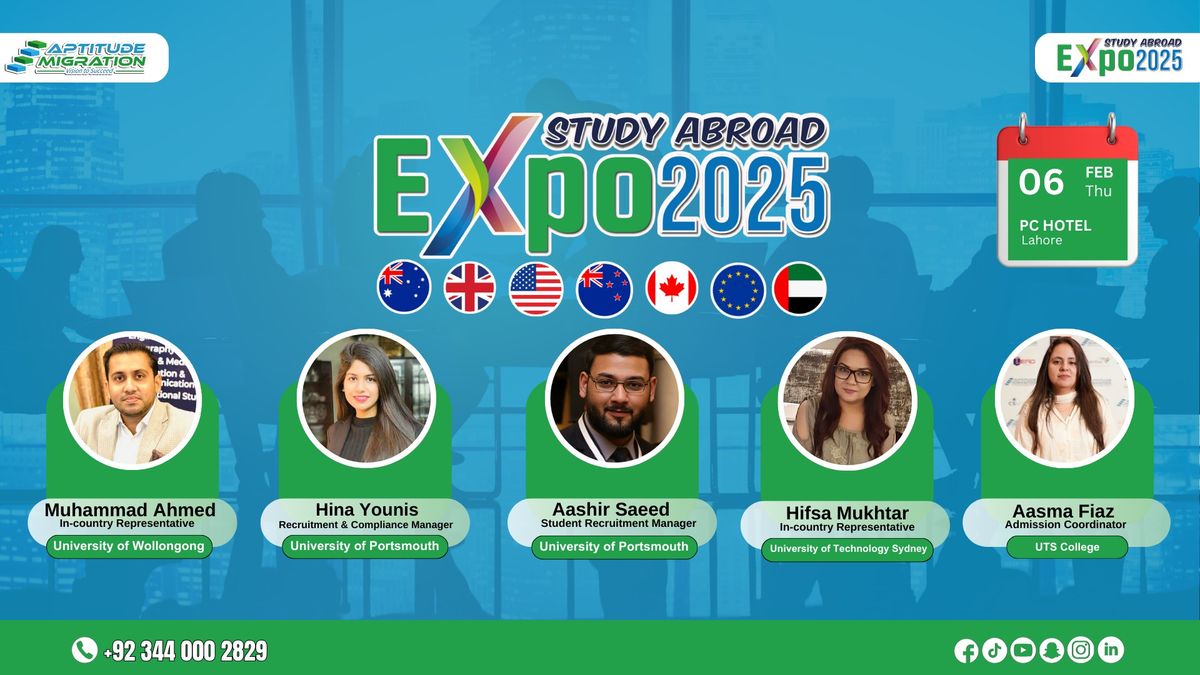 Study Abroad Expo 2025 | Meet Universities, Free Entry, Guidance