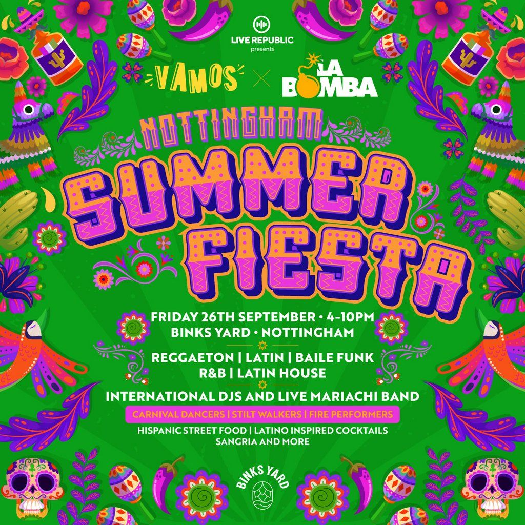 Nottingham's Summer Fiesta 2025 | VAMOS X LA BOMBA | Binks Yard
