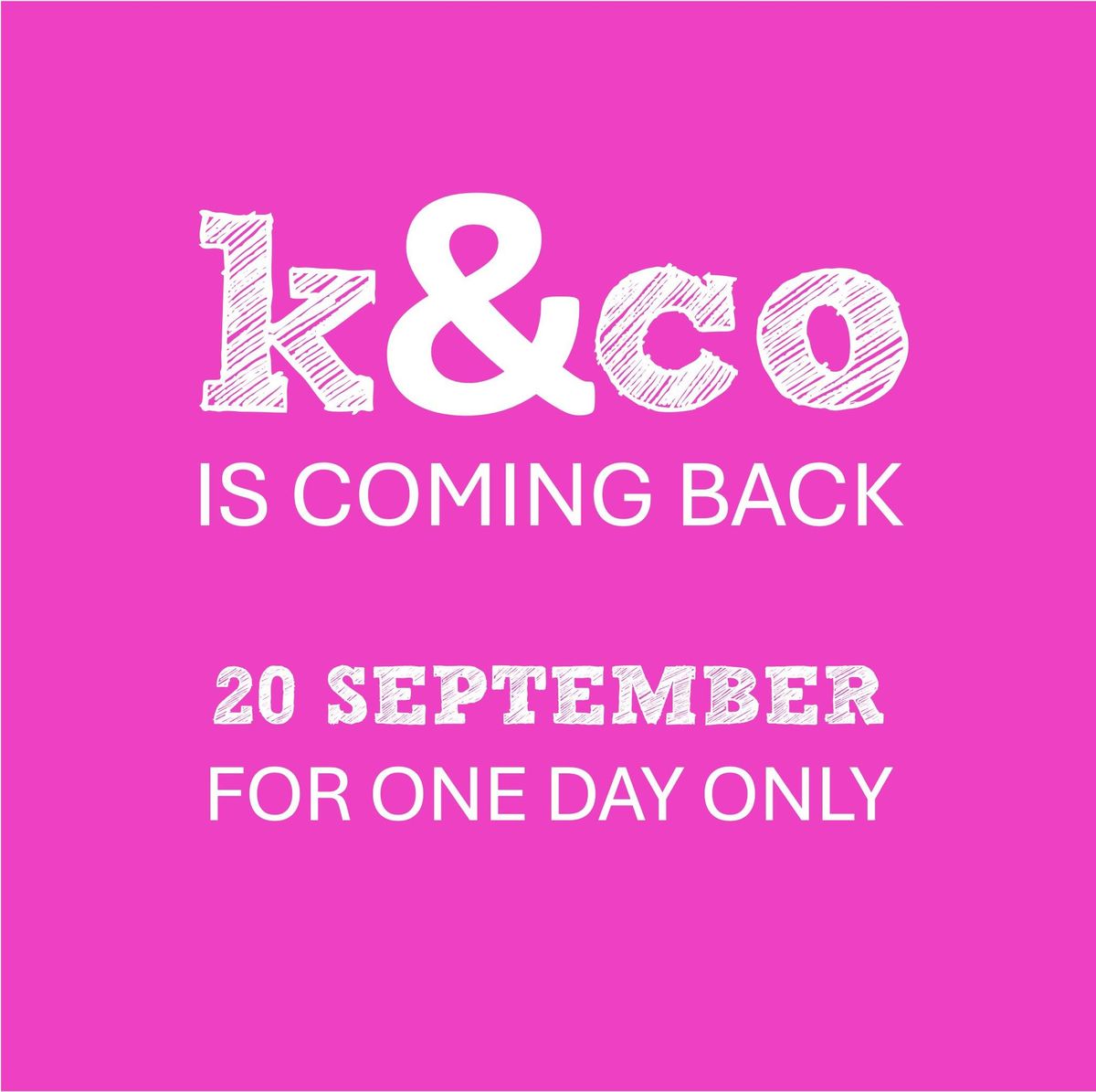 K&Co CLOTHING POP UP