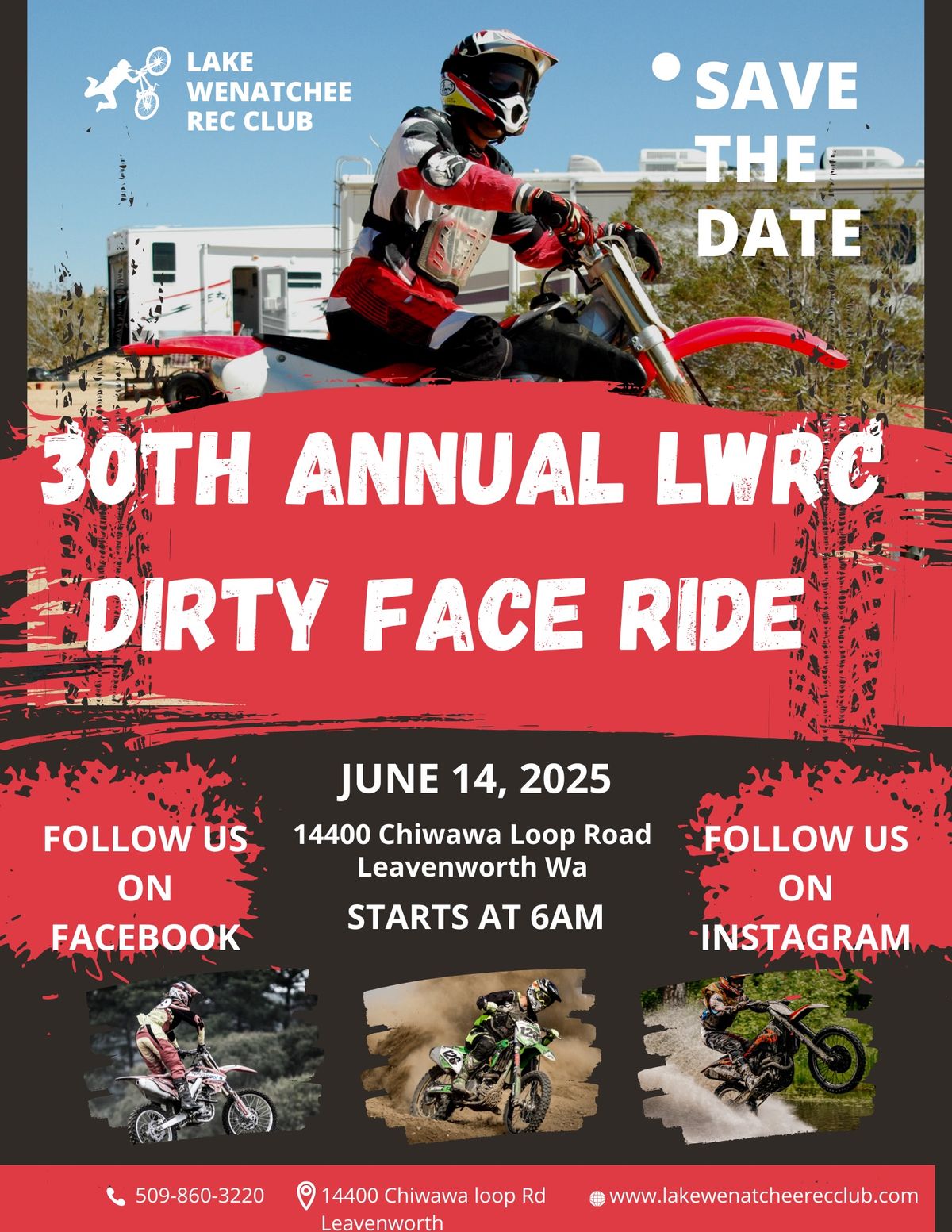 30th Annual Weeks Memorial Dirty Face Dual Sport Ride