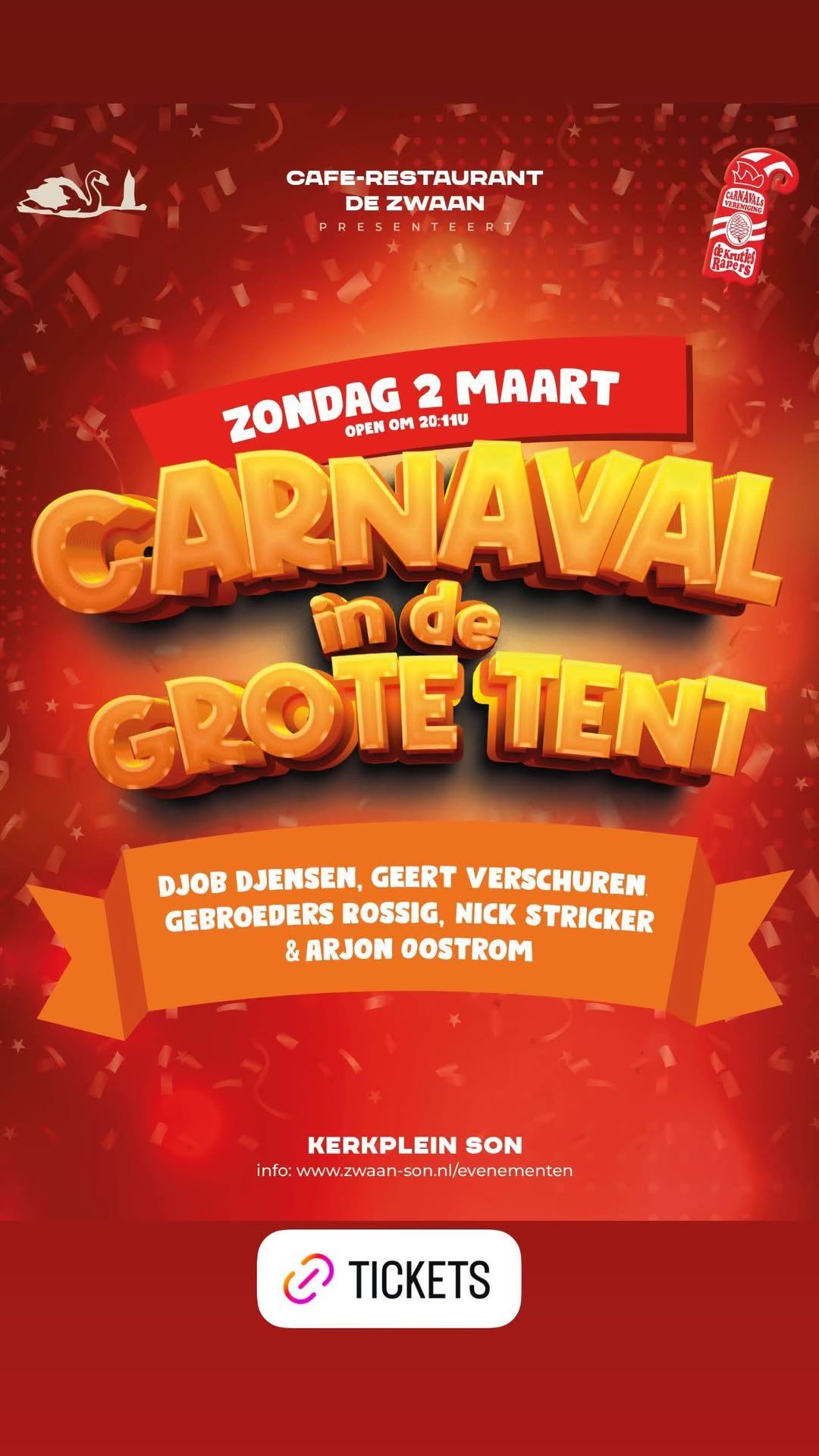 Carnaval in de tent (zondag)