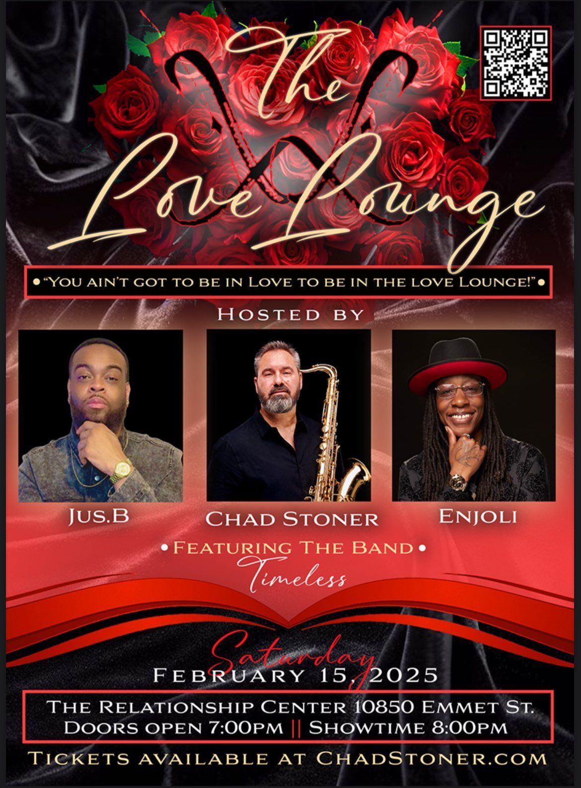 THE LOVE LOUNGE hosted by ENJOLI, JUS.B, and CHAD STONER