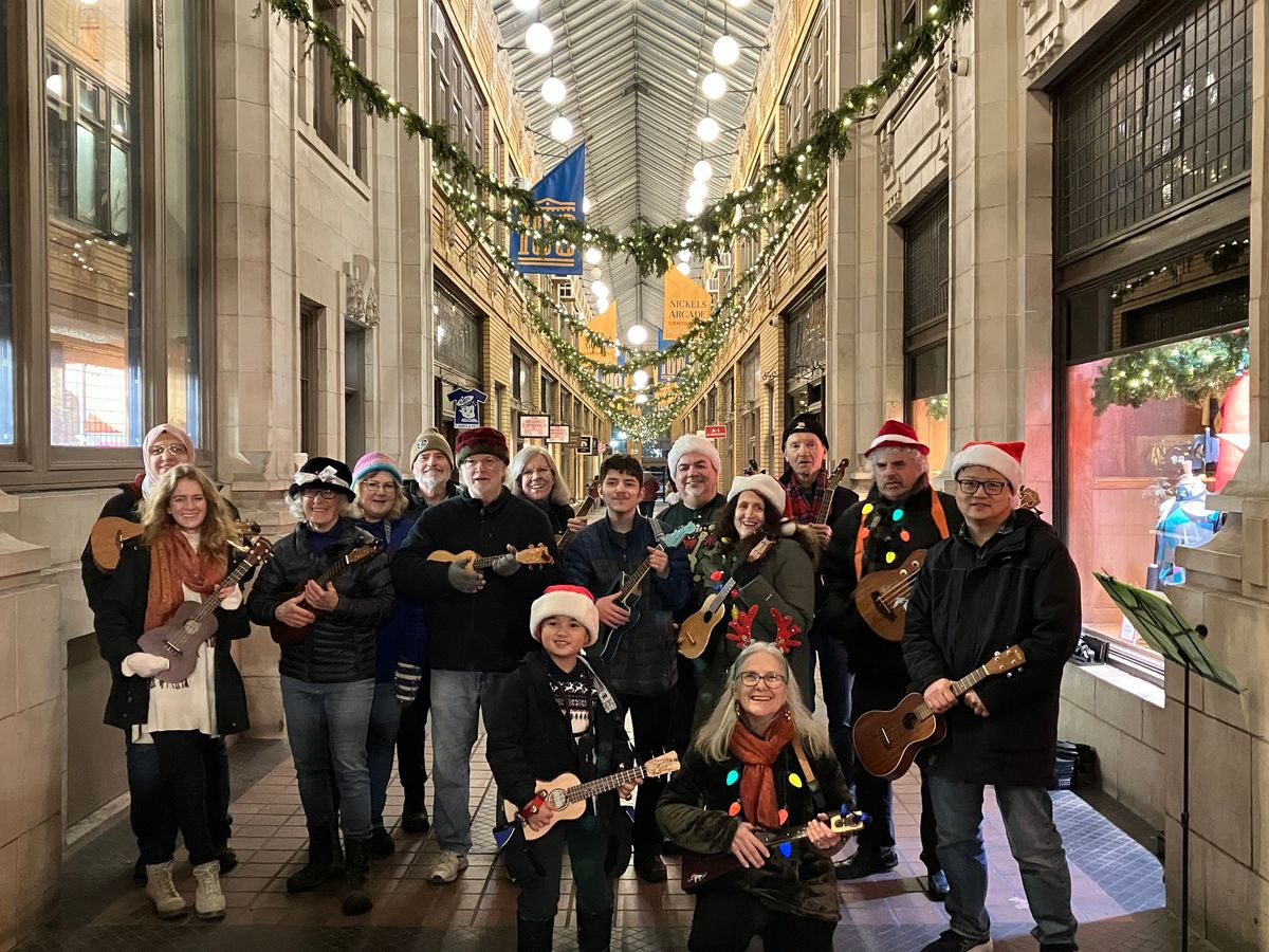 Make Music Winter: 2nd Annual Tree Town Ukes Holiday Flash Mob 