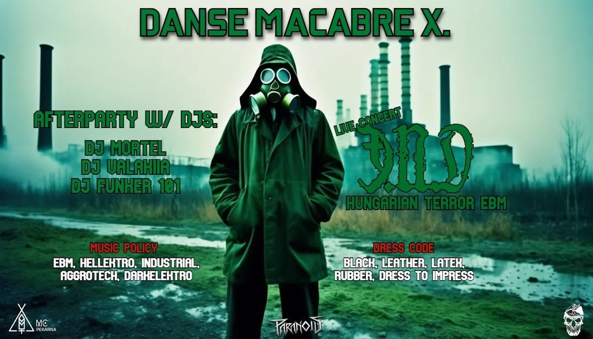 SOB 28. 9. 2024 \/ DANSE MACABRE X. \/ MC PEKARNA