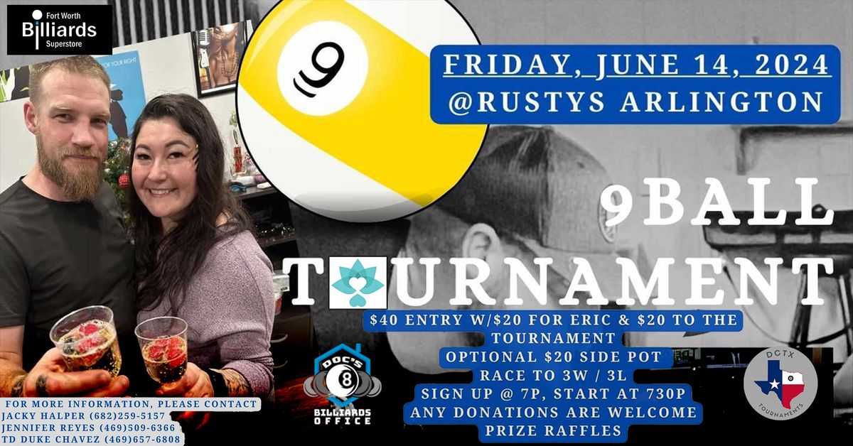  9Ball Tournament In Memory of Eric Foster