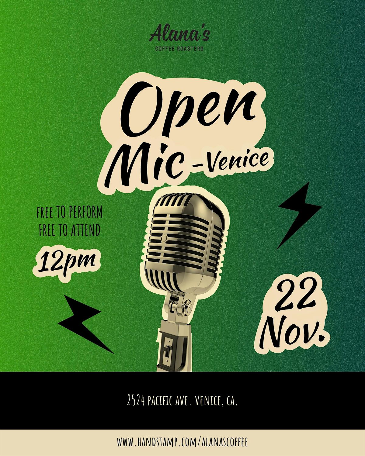 Alana's Open Mic - Venice