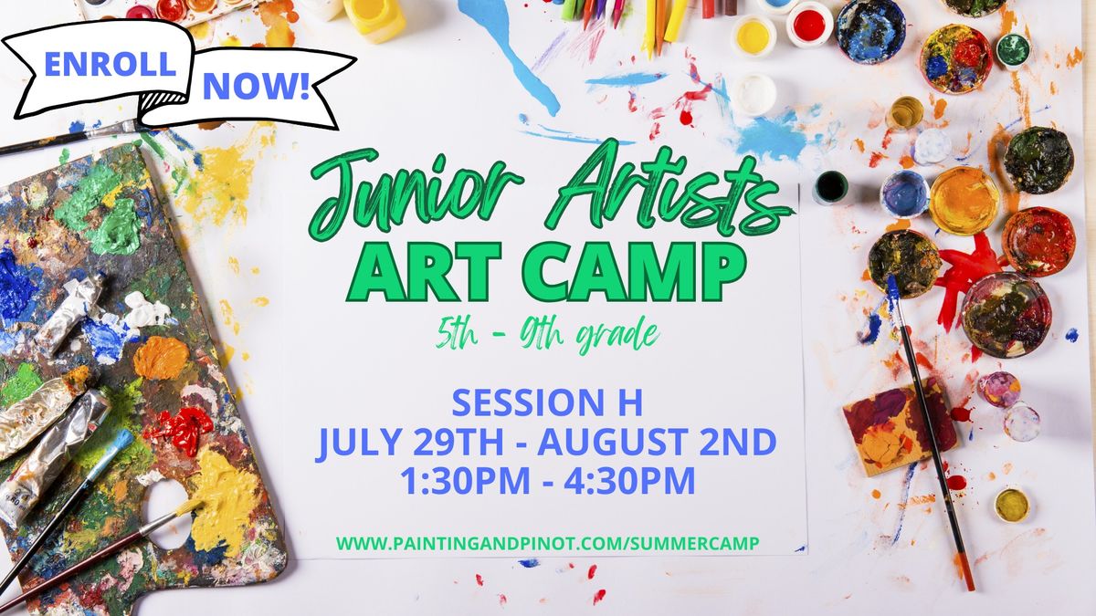 Art Camp - Junior Artists - Session H