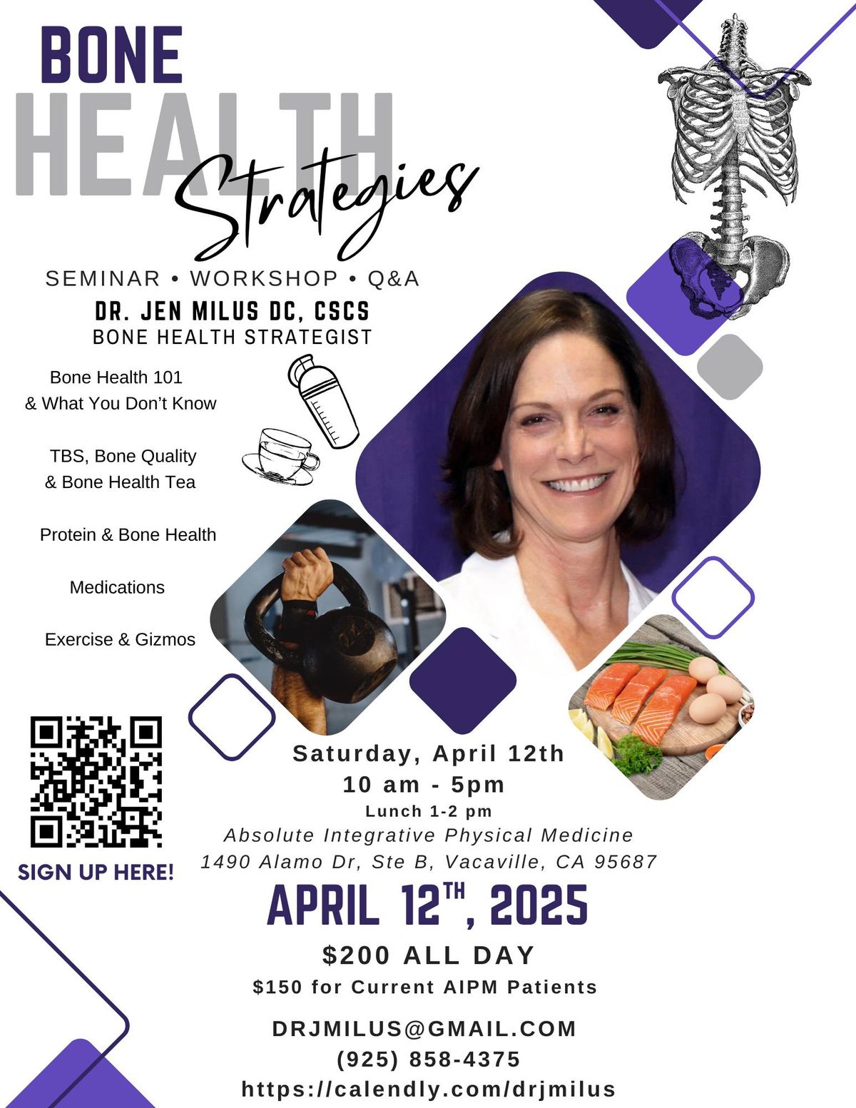 Bone Health Strategies, Vacaville, CA April 12, 2025