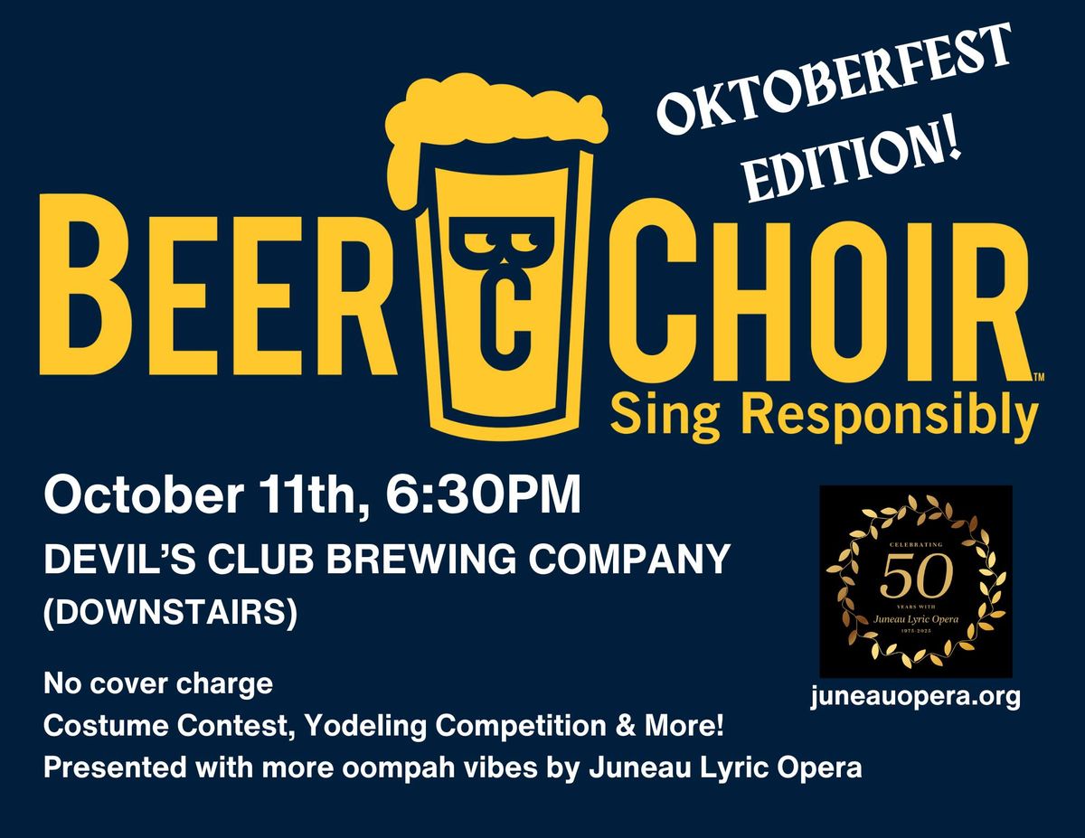 BEER CHOIR! Oktoberfest Edition!