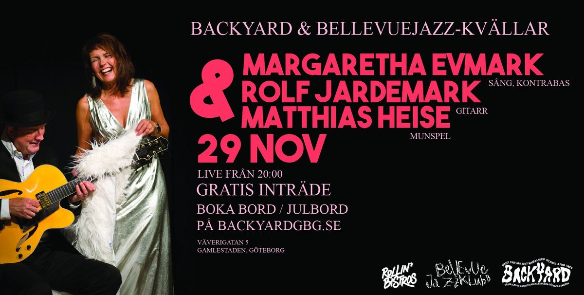 Backyard Jazz Night 29 November