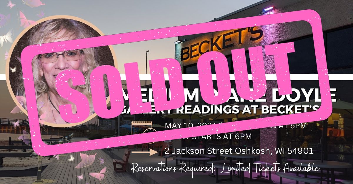 SOLD OUT >>>Medium Diane Doyle: Gallery Readings at Becket's (Oshkosh)