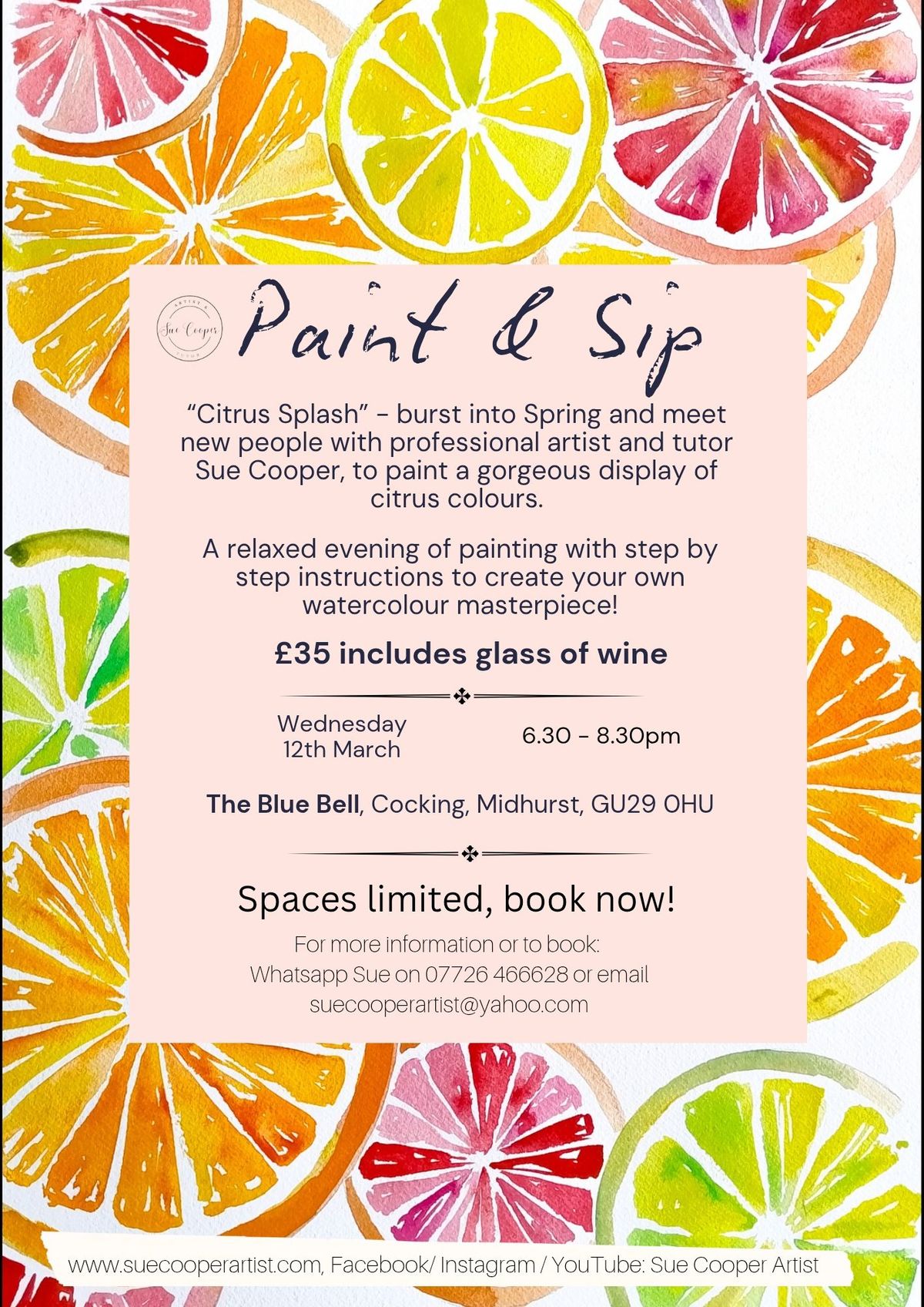 Midhurst Paint and Sip - Citrus Splash!