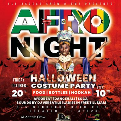 AFRO NIGHT | DMT ENTERTAINMENT