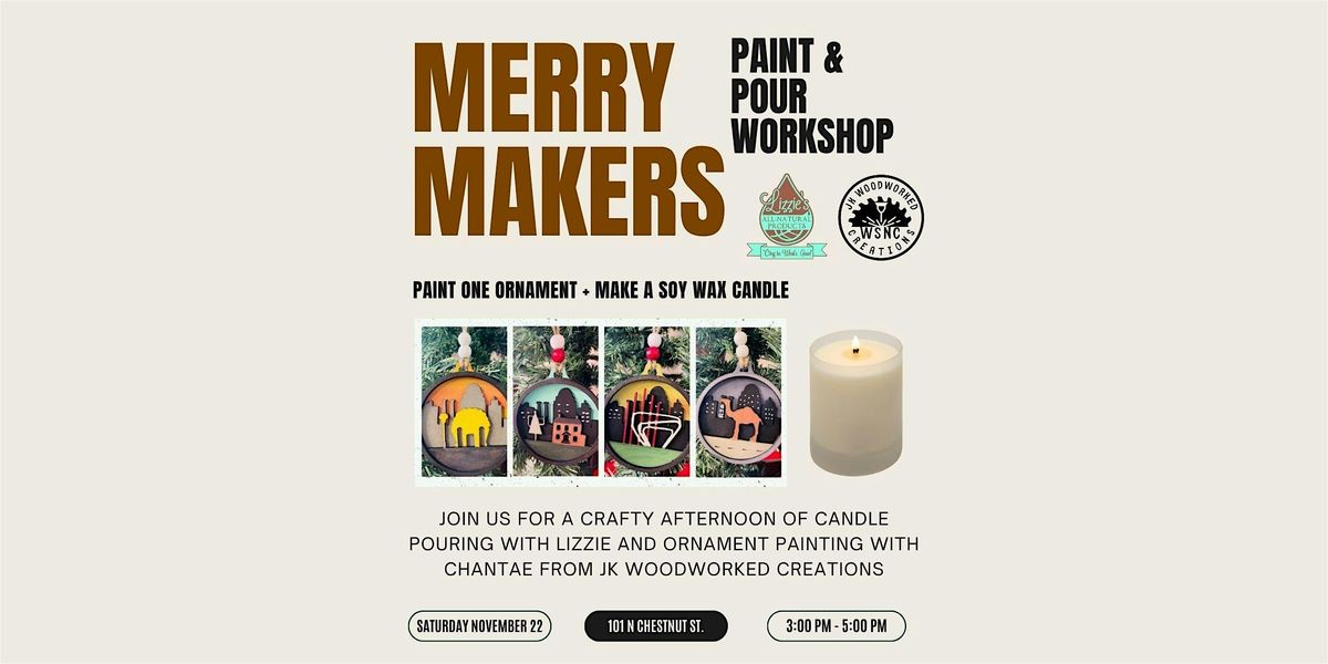 Merry Makers: Paint & Pour Workshop