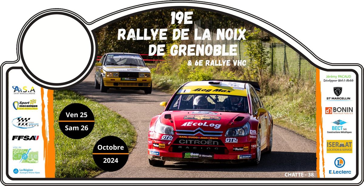 19\u00e8me Rallye National de la Noix de Grenoble & 6\u00e8me VHC