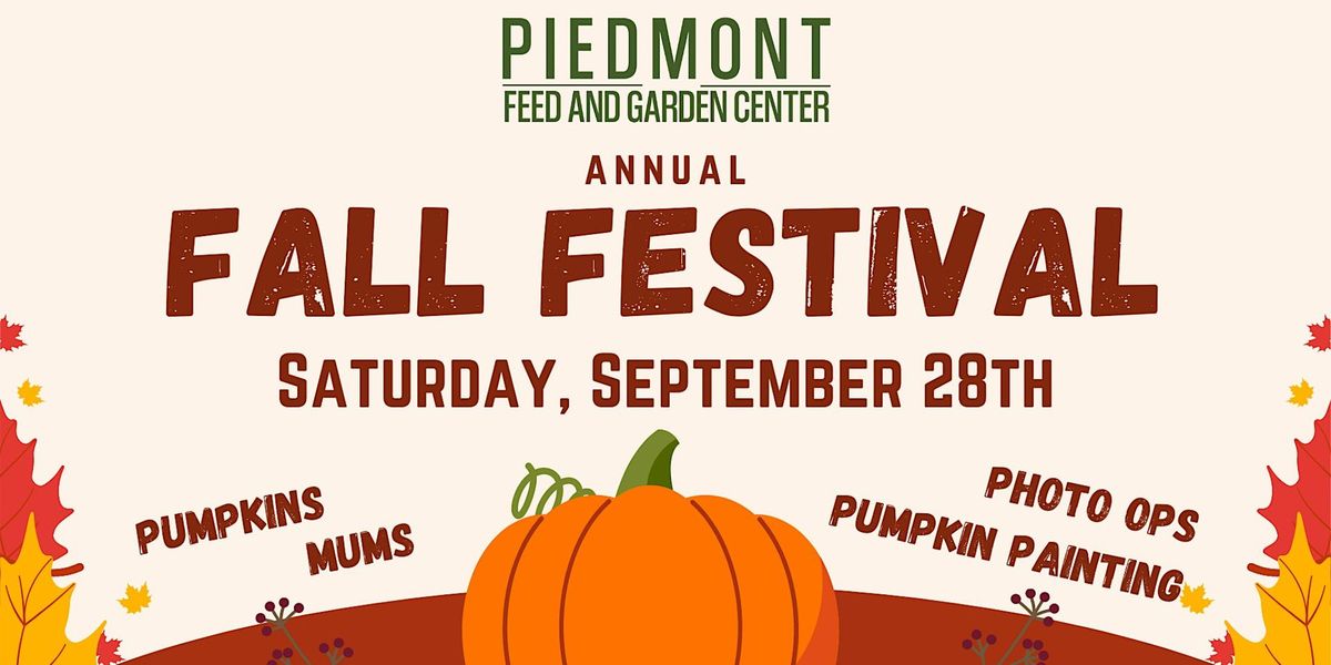 PFGC Annual Fall Festival