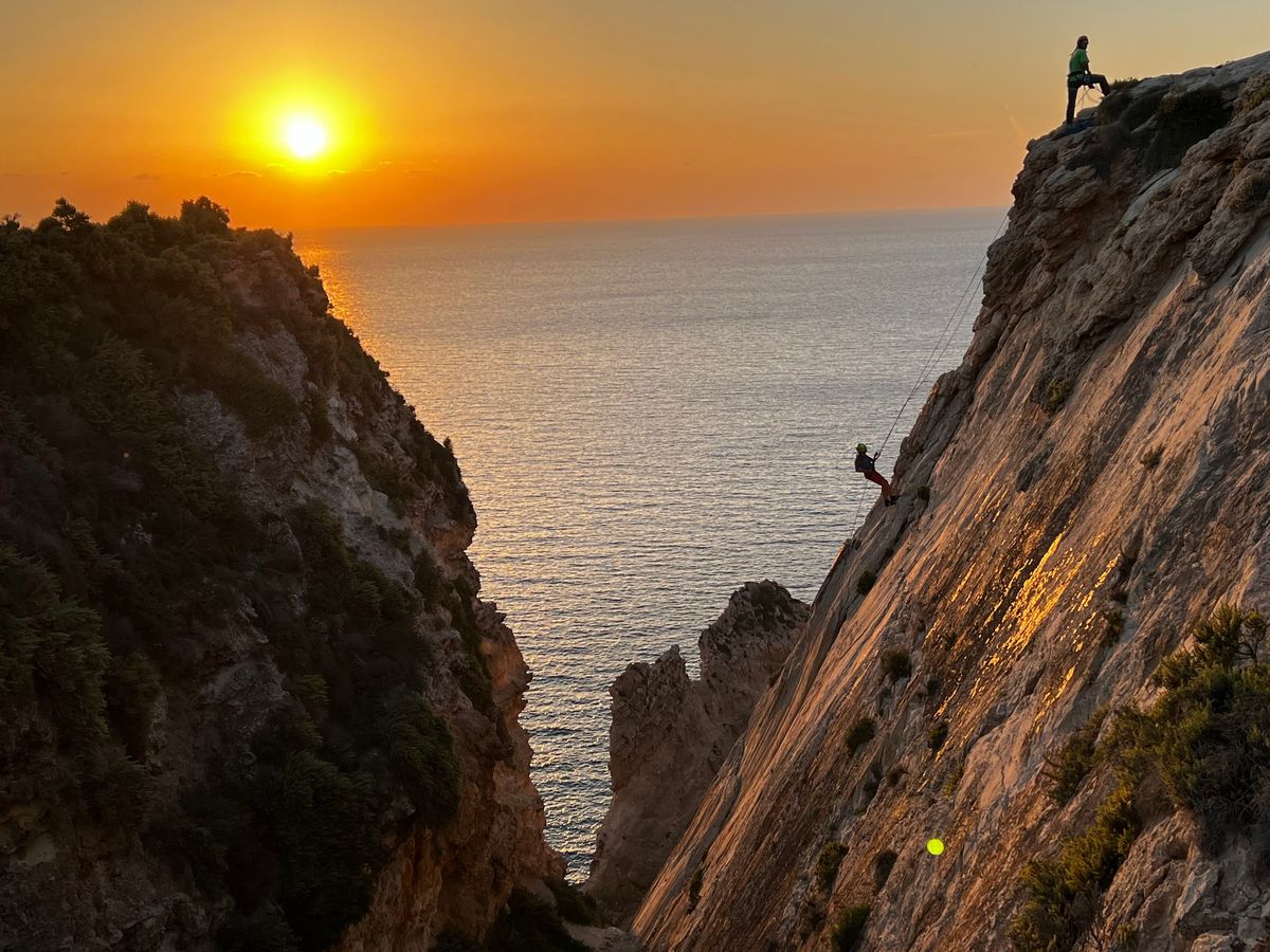 Sunset Abseiling 