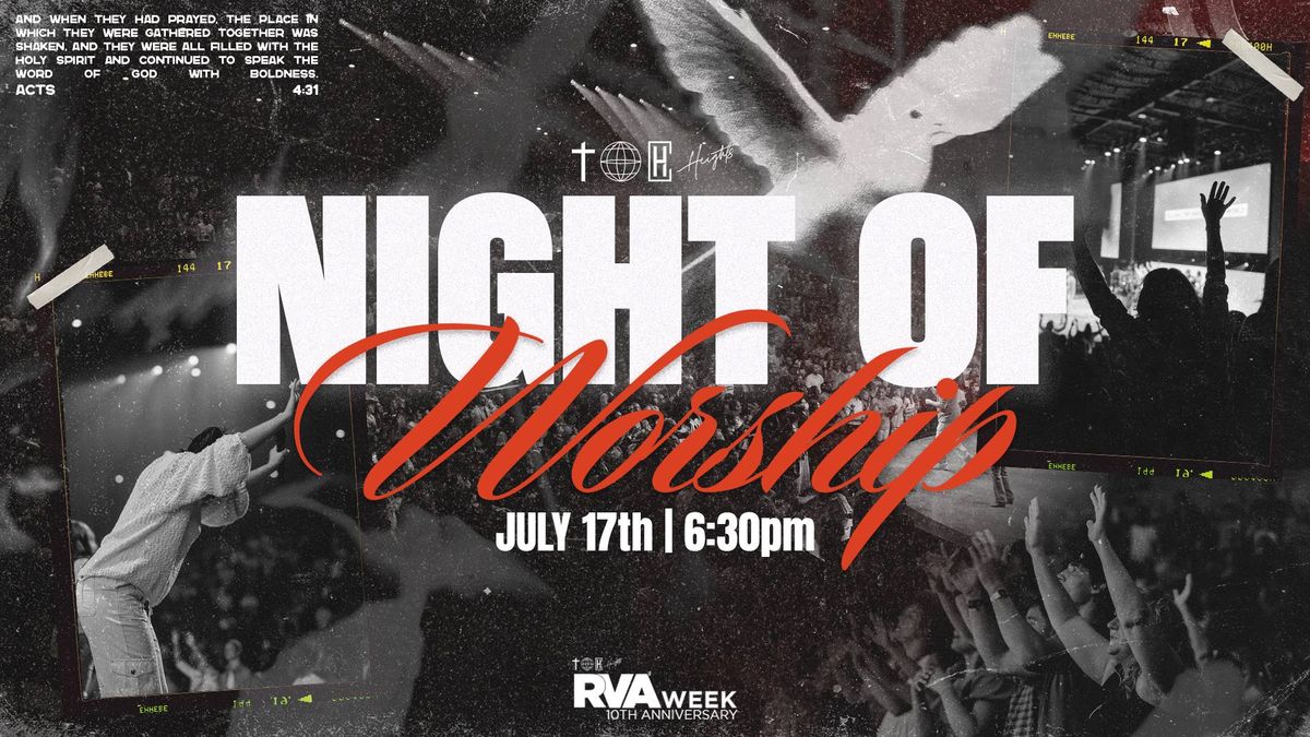 Night of Worship | July 17th | 6:30PM