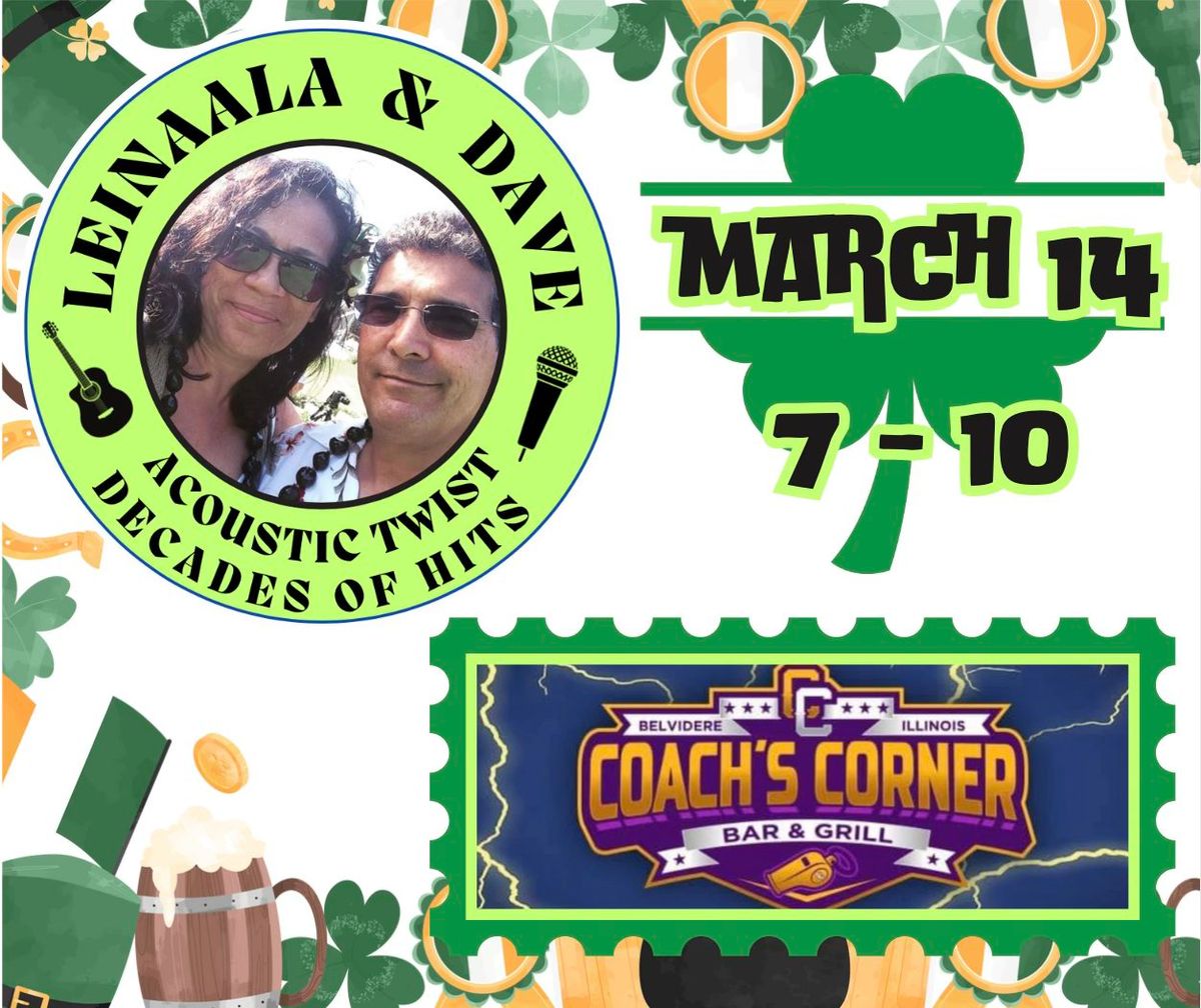 Leinaala & Dave at Coach's Corner!