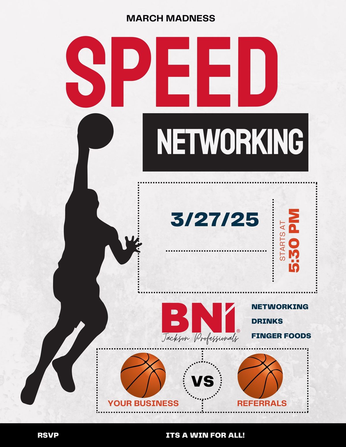 March Madness Speed Networking Event