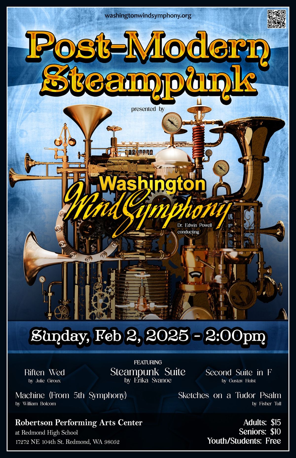 The Washington Wind Symphony Presents "Post-Modern Steampunk"