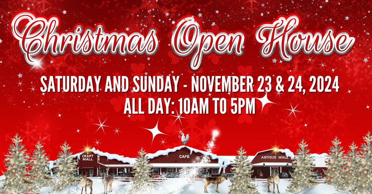 CHRISTMAS OPEN HOUSE at the Wisconsin Dells Craft Mall, Antique Mall and Shadow Box Gallery Property