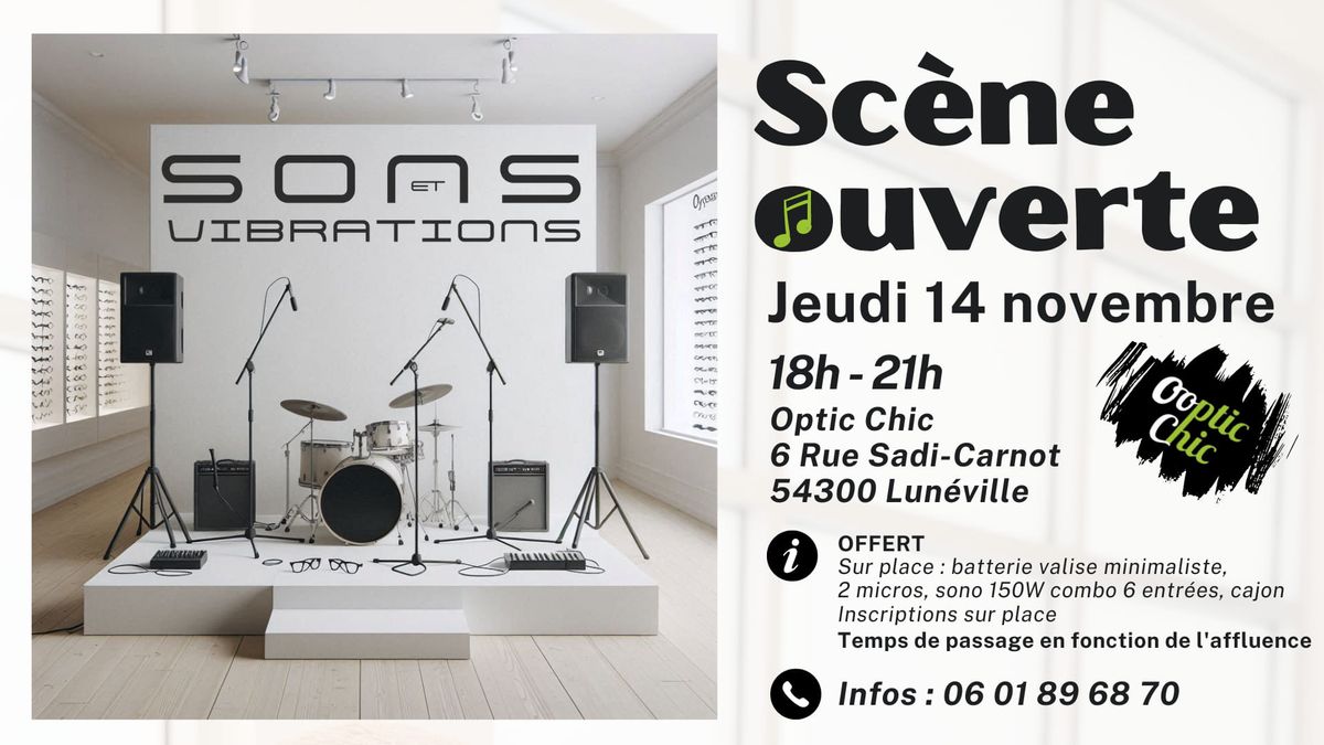 Sc\u00e8ne ouverte musicale avec "Sons et Vibrations\u201d