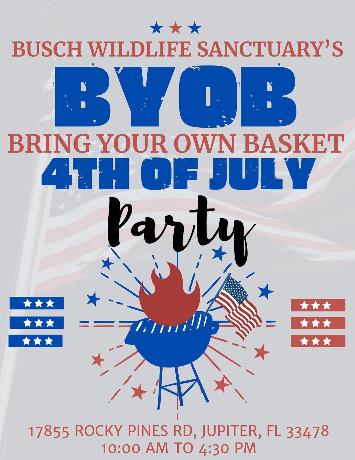 BYOB \u201cBring Your Own Basket\u201d 4th of July Bash