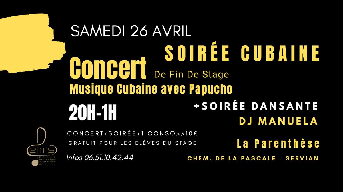 Soir\u00e9e Cubaine : Concert et DJ