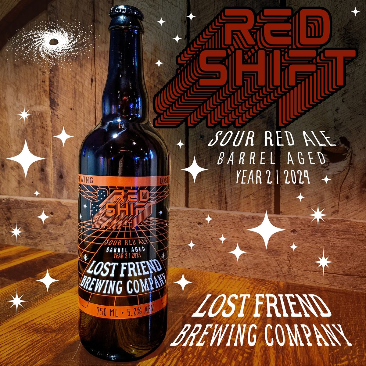 Red Shift - Barrel Aged Sour Red Ale Year 2 Release