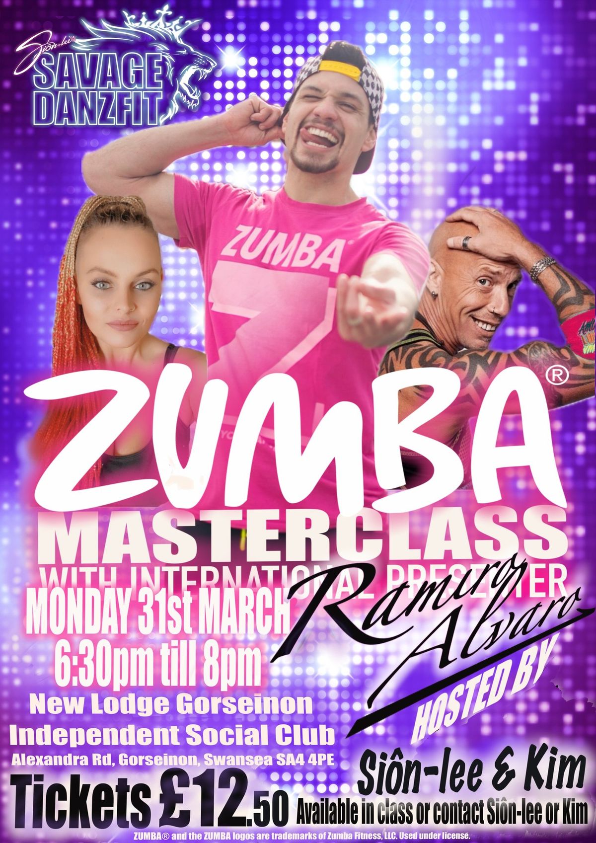 \ud83c\udf89ZUMBA MASTERCLASS WITH RAMIRO ALVARO\ud83c\udf89