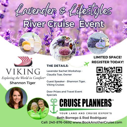 Lavender & Lifestyles with Viking RIver Cruises Hosted by Cruise Planners Beth & Rod