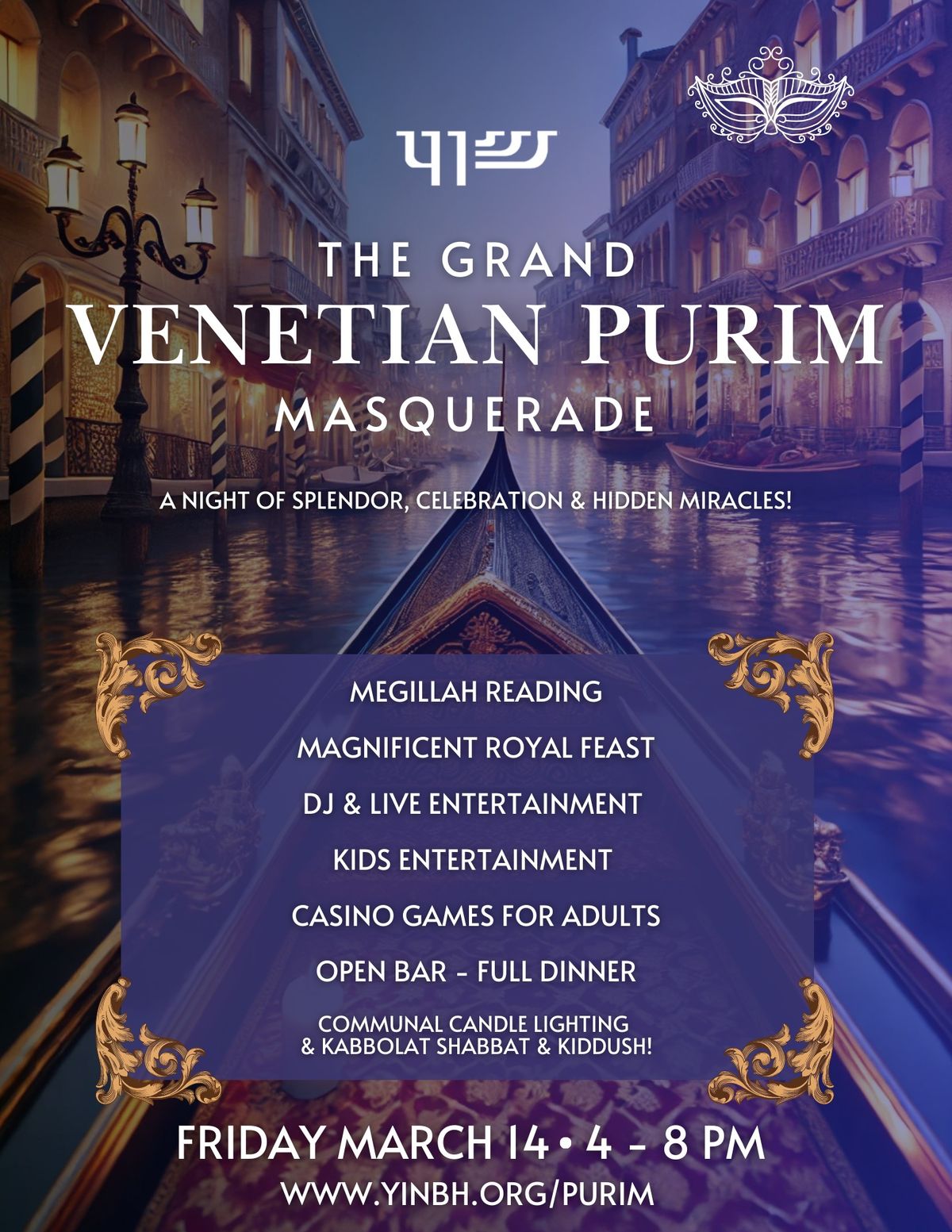 Grand Venetian Purim Masquerade